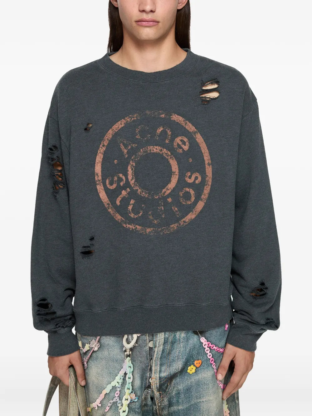 Acne Studios logo-print sweatshirt