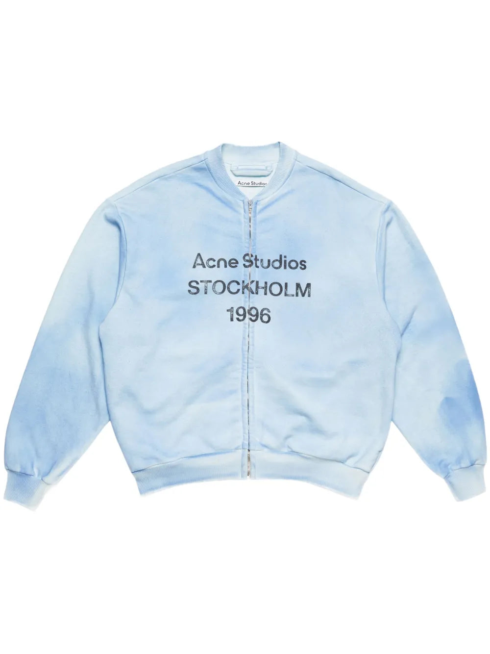 Acne Studios  logo-print zip-up sweatshirt