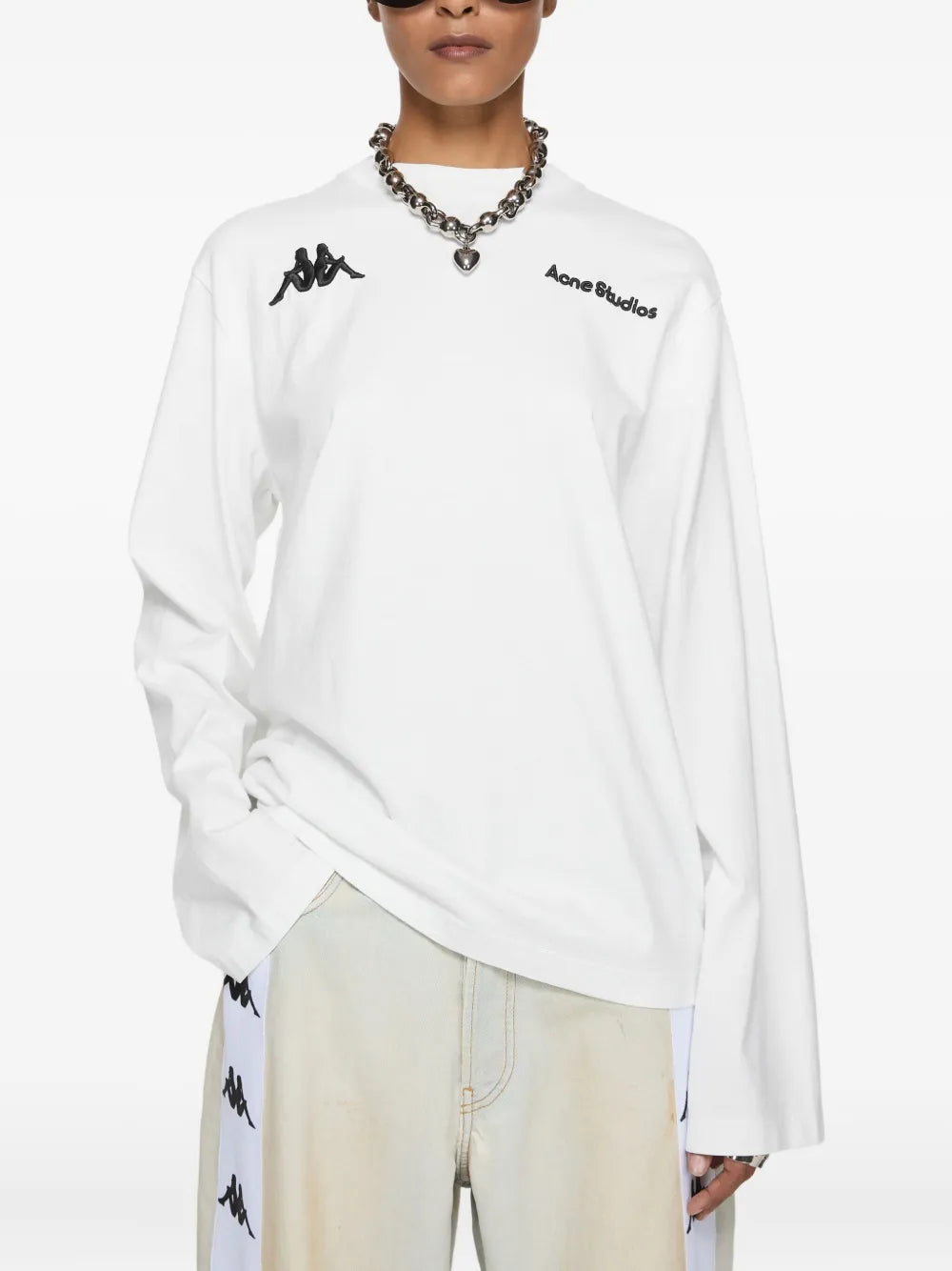Acne Studios  x Kappa logo t-shirt