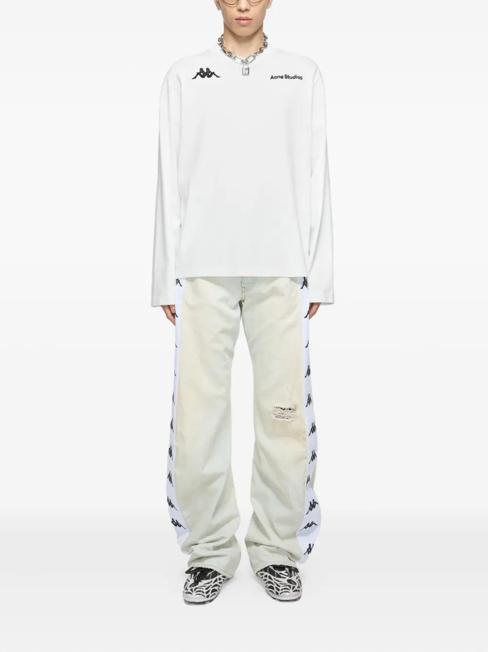 Acne Studios  x Kappa logo t-shirt