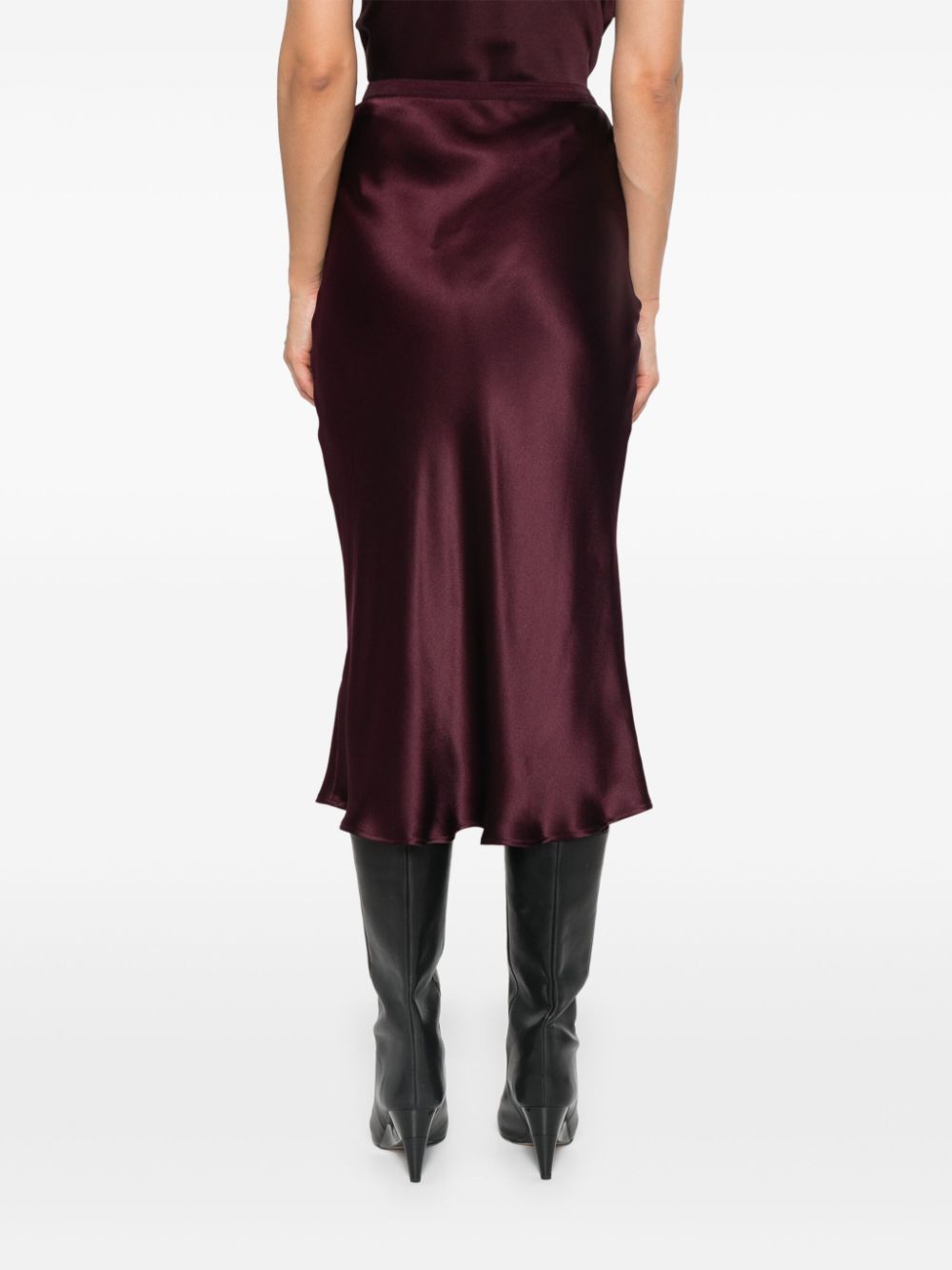 ANINE BING  Bar midi skirt