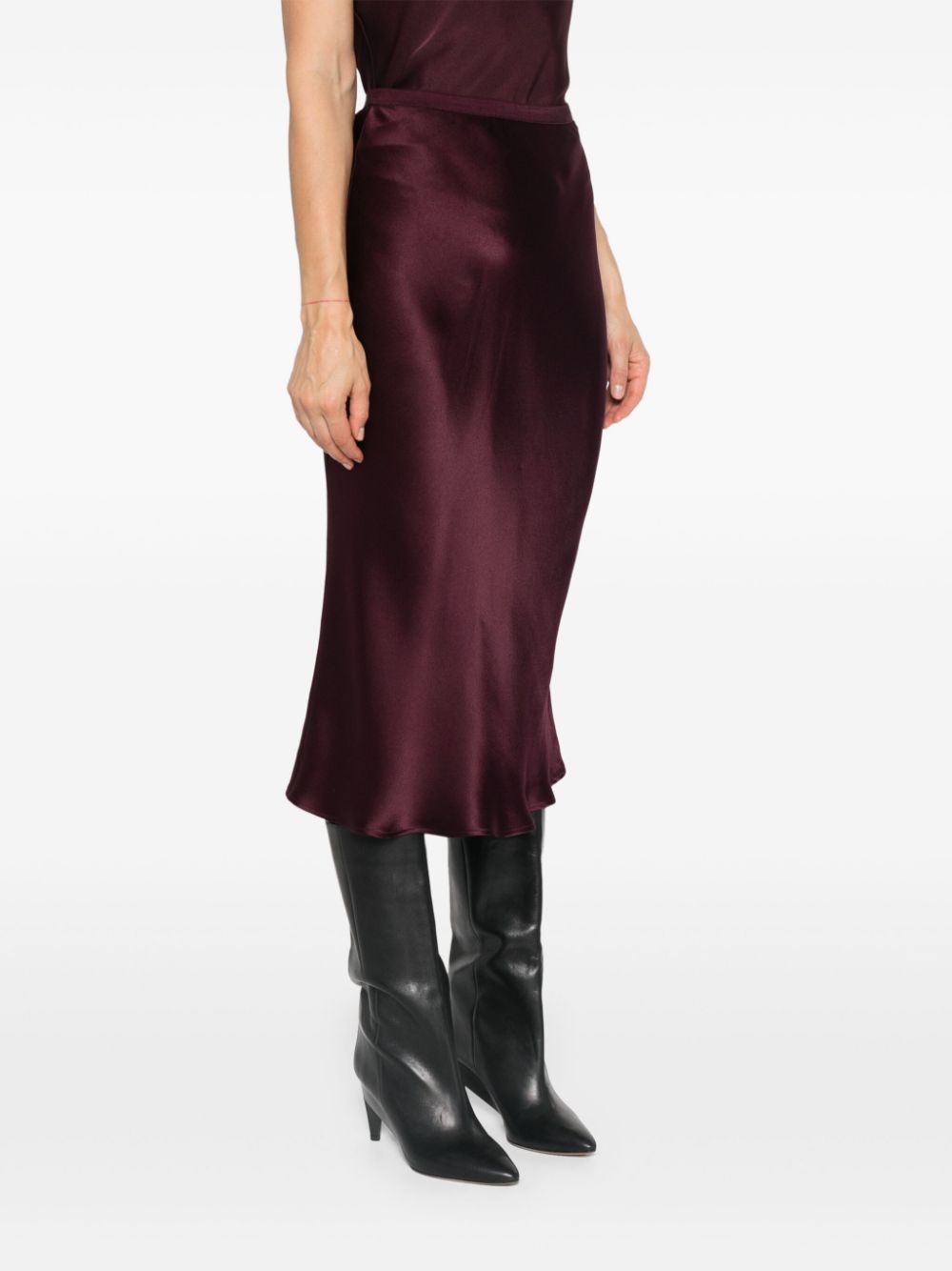 ANINE BING  Bar midi skirt
