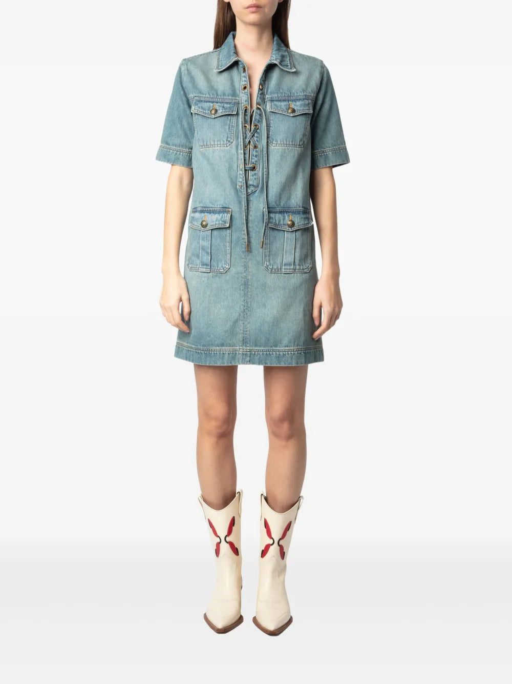 Zadig&Voltaire denim mini dress