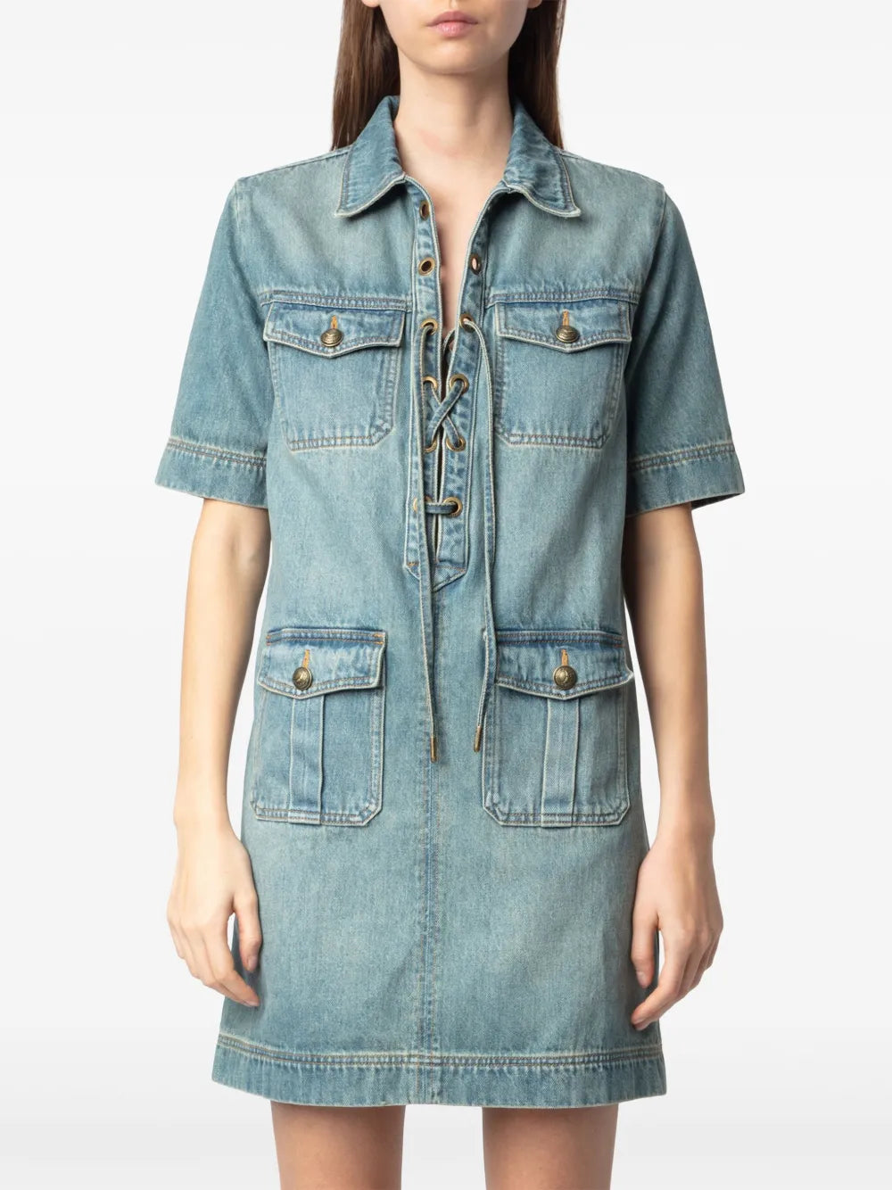 Zadig&Voltaire denim mini dress