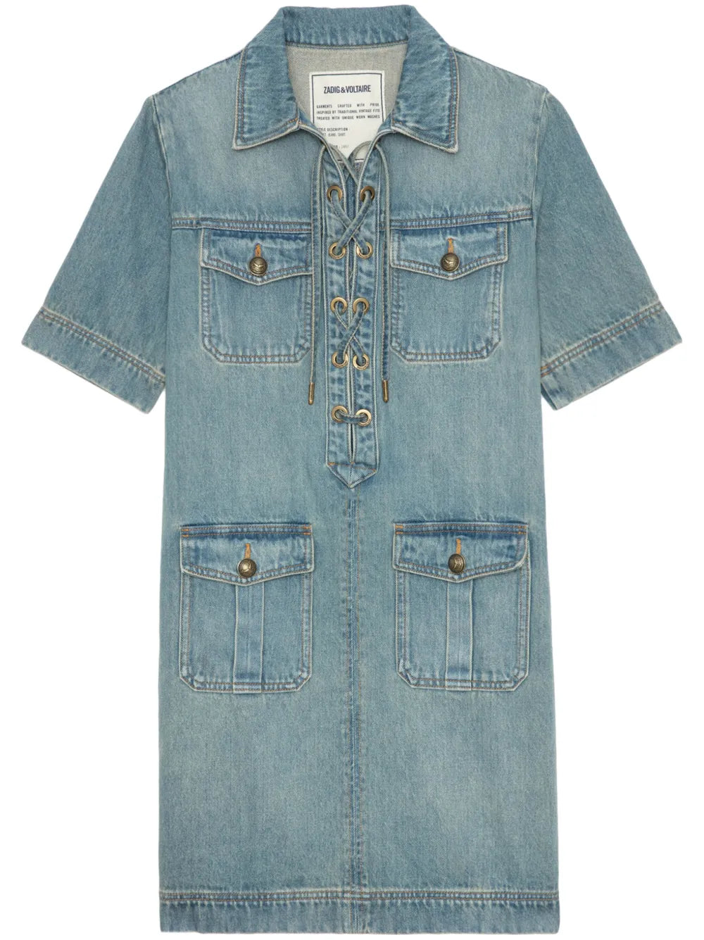Zadig&Voltaire  denim mini dress
