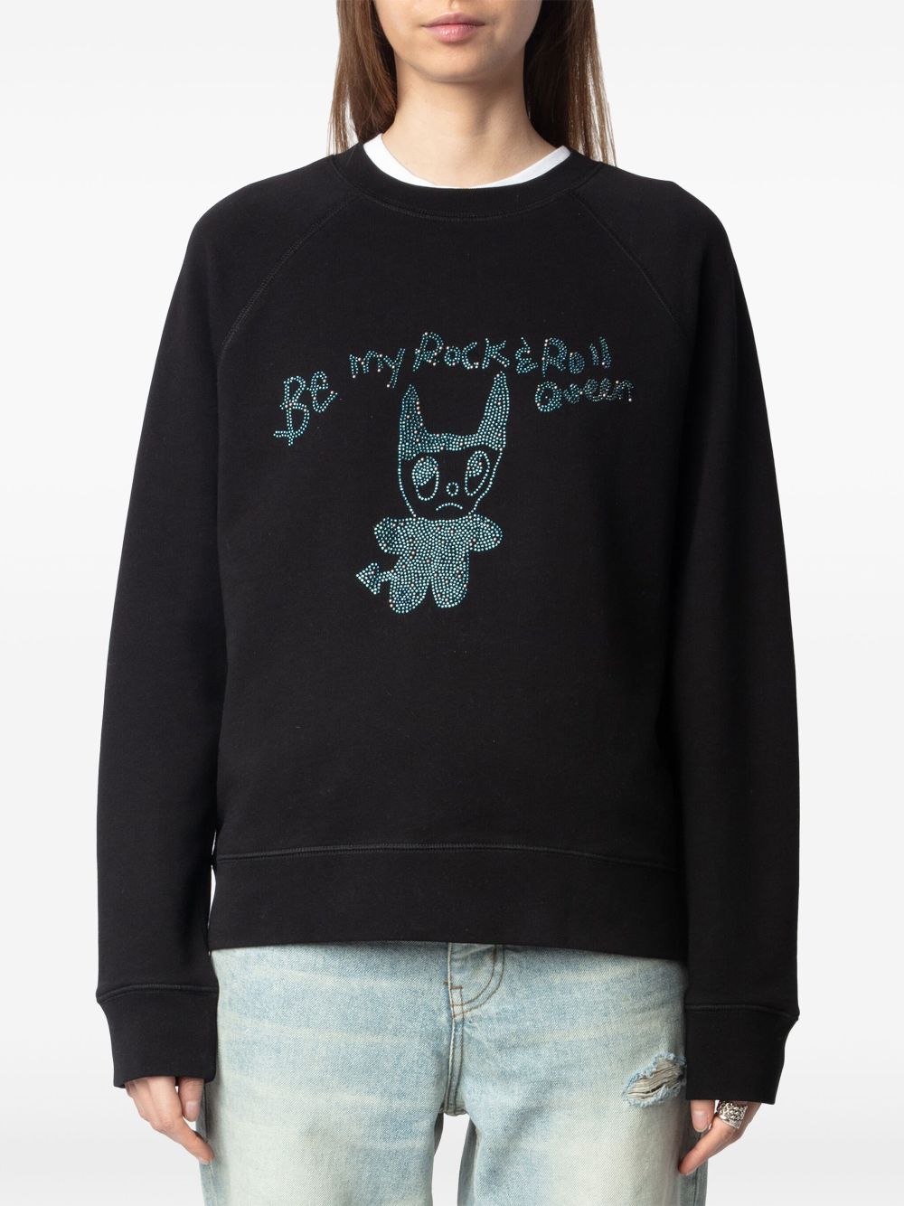 Zadig&Voltaire Upper Strass sweatshirt