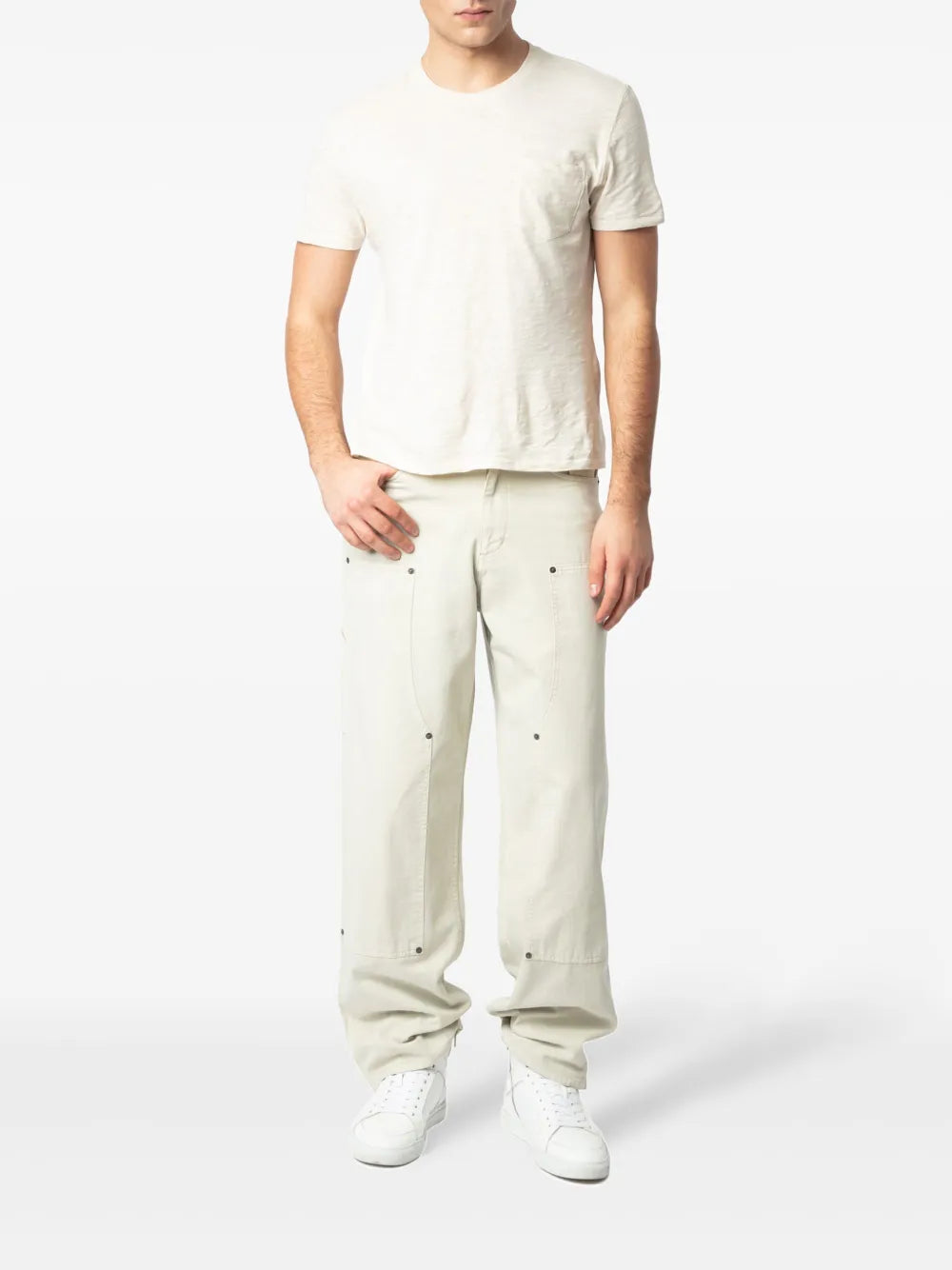 Zadig&Voltaire  Stockholm Flamme Skull Block t-shirt