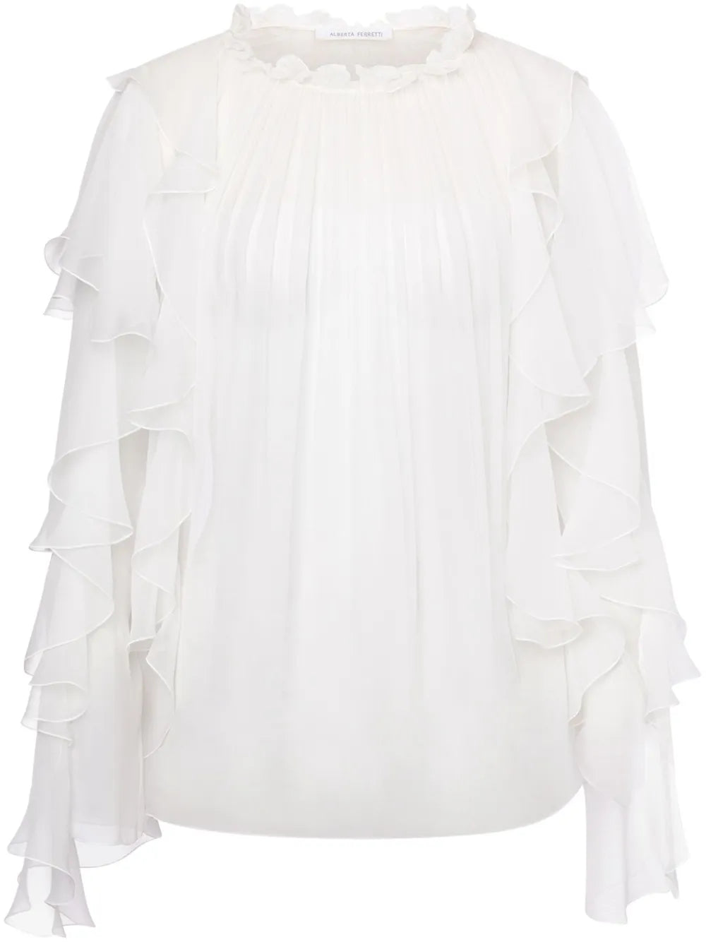 Alberta Ferretti  ruffle-detailing blouse