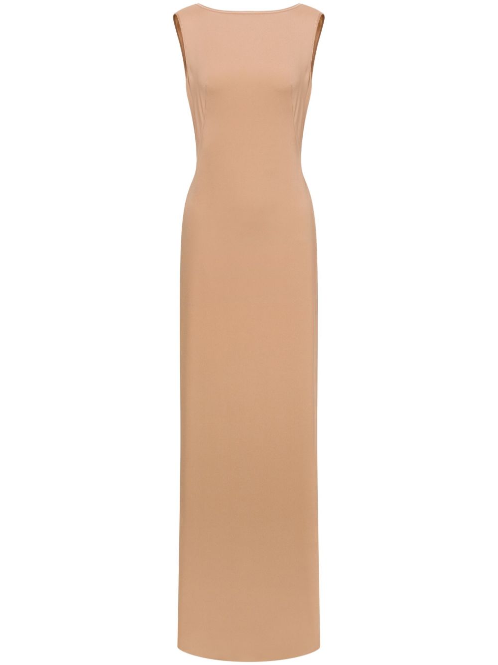 Alberta Ferretti  draped-panel gown