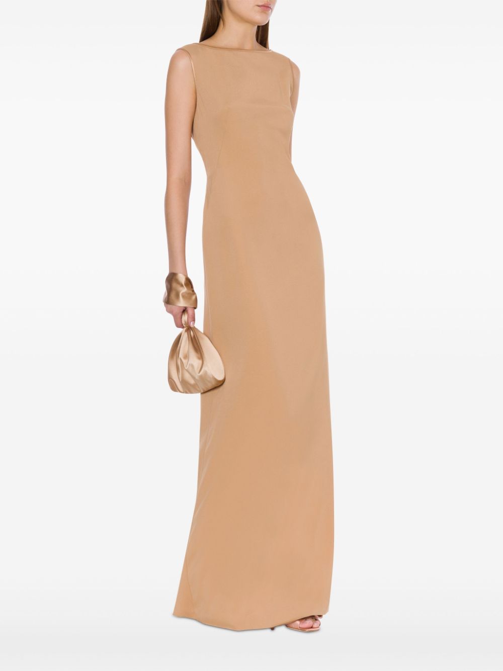 Alberta Ferretti draped-panel gown - Image 2