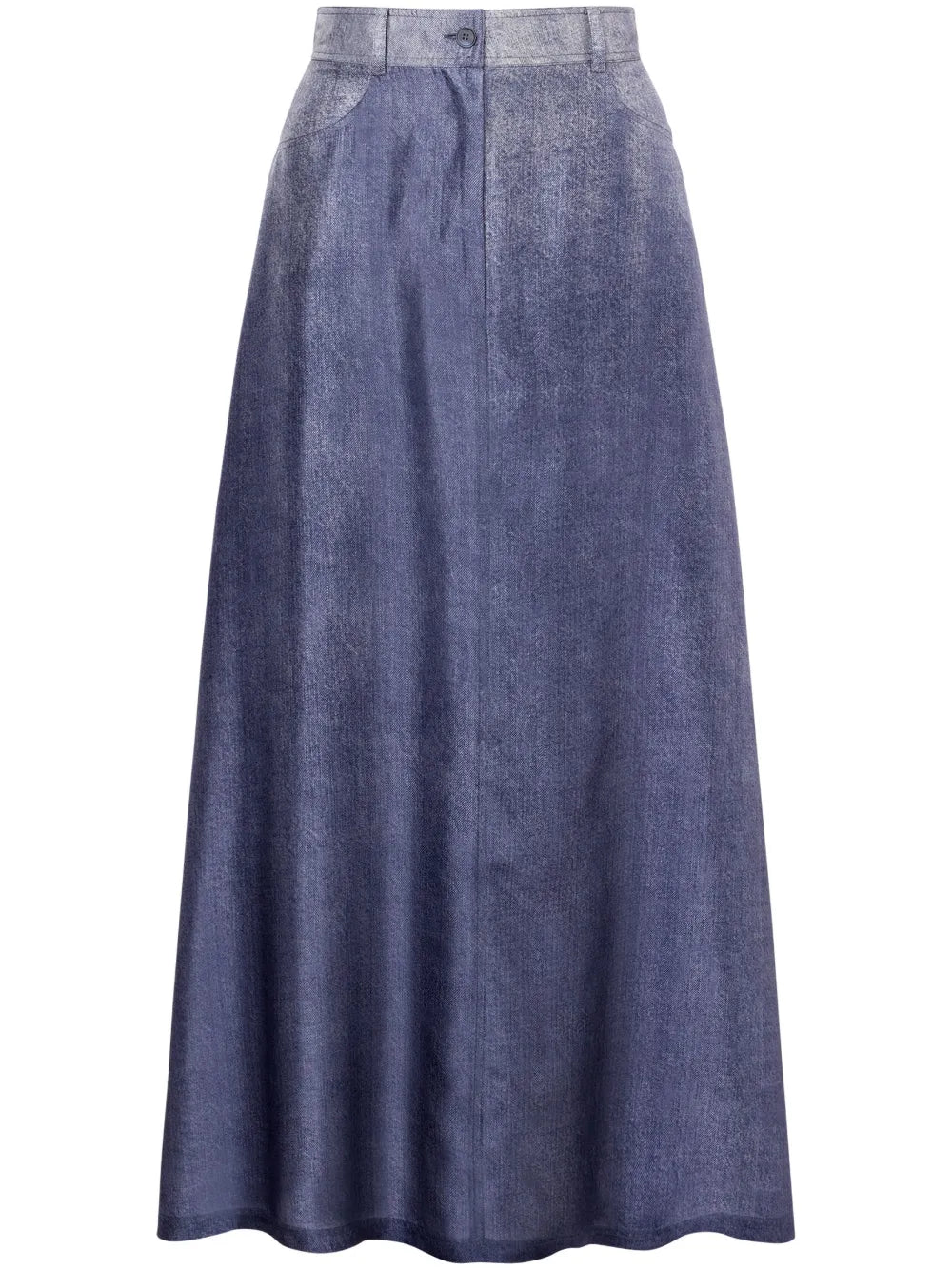 Alberta Ferretti  washed denim skirt