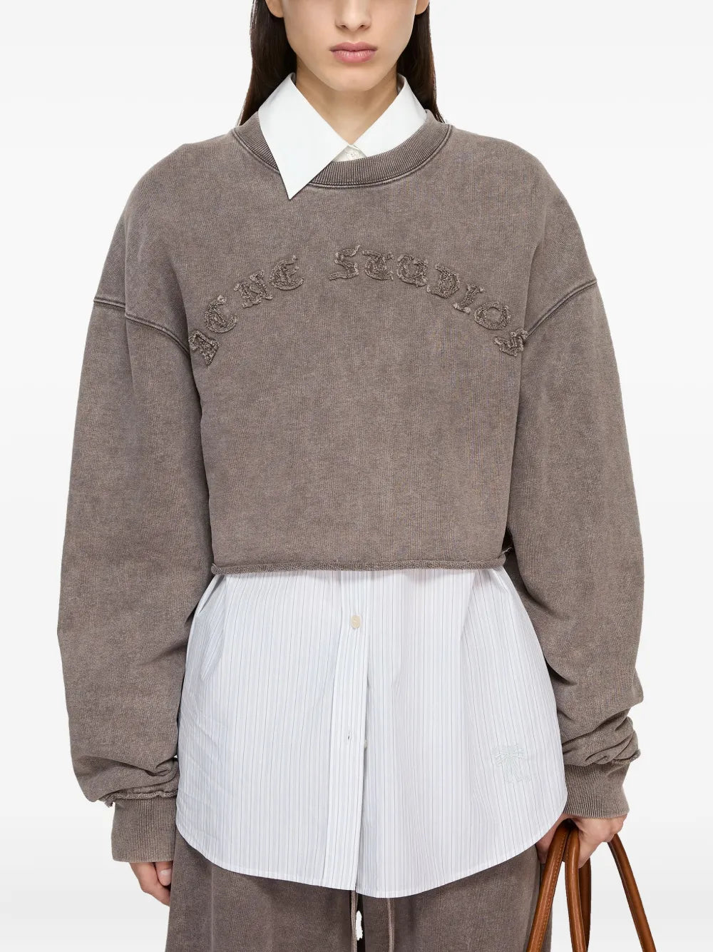 Acne Studios logo lettering sweatshirt