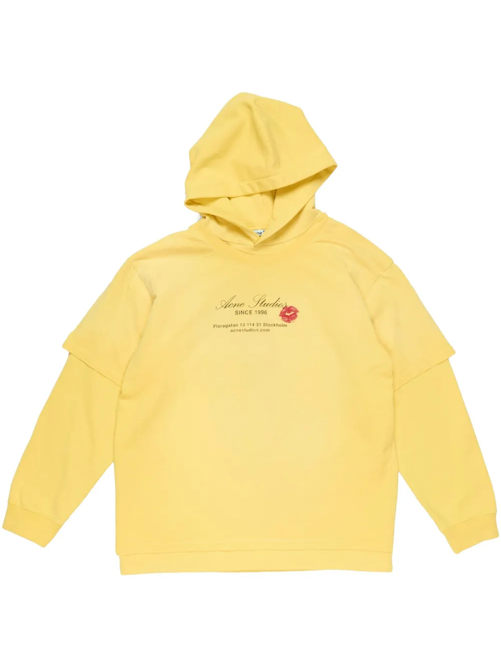 Acne Studios  logo print hoodie
