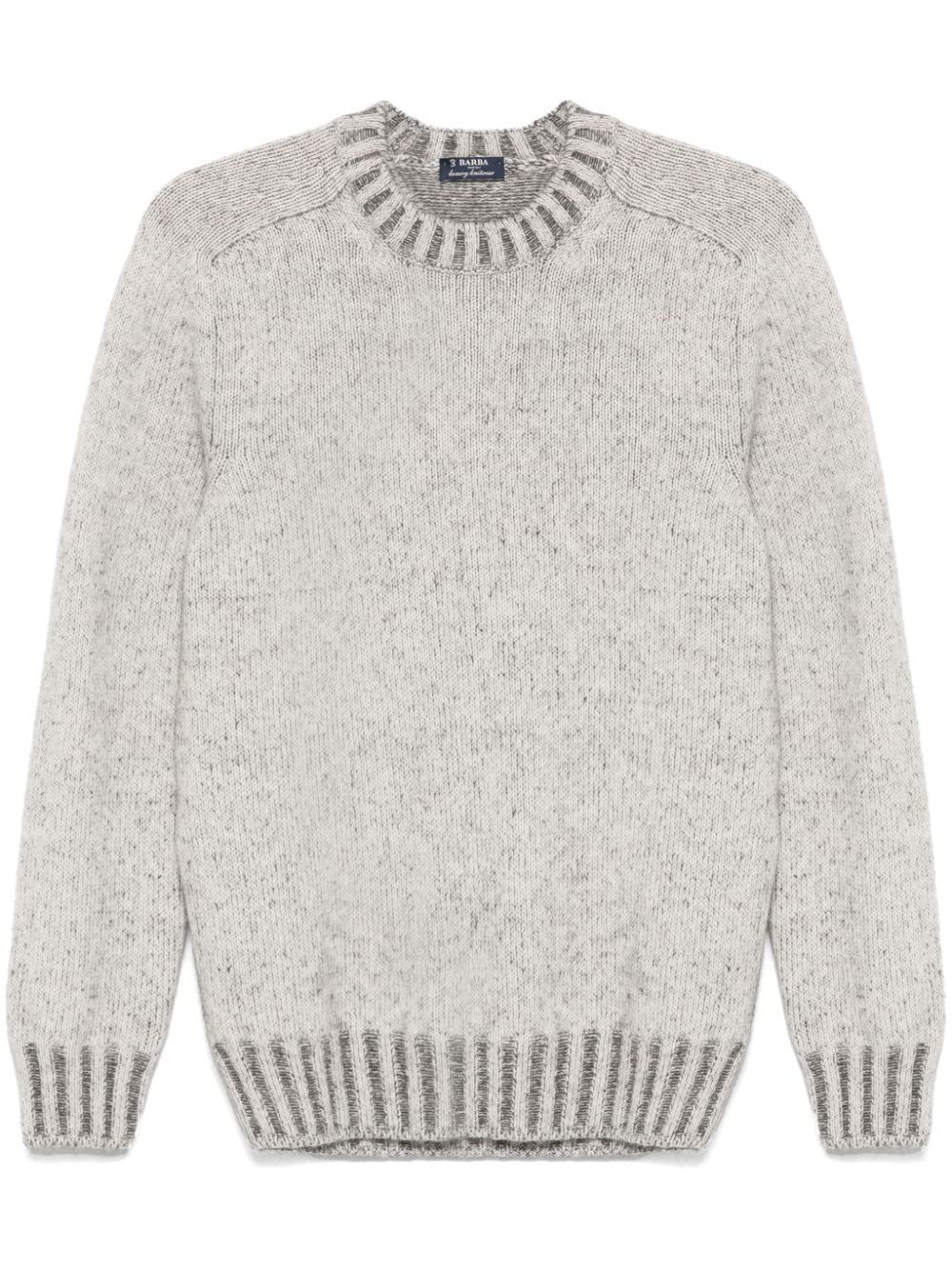 Barba  mélange-effect sweater