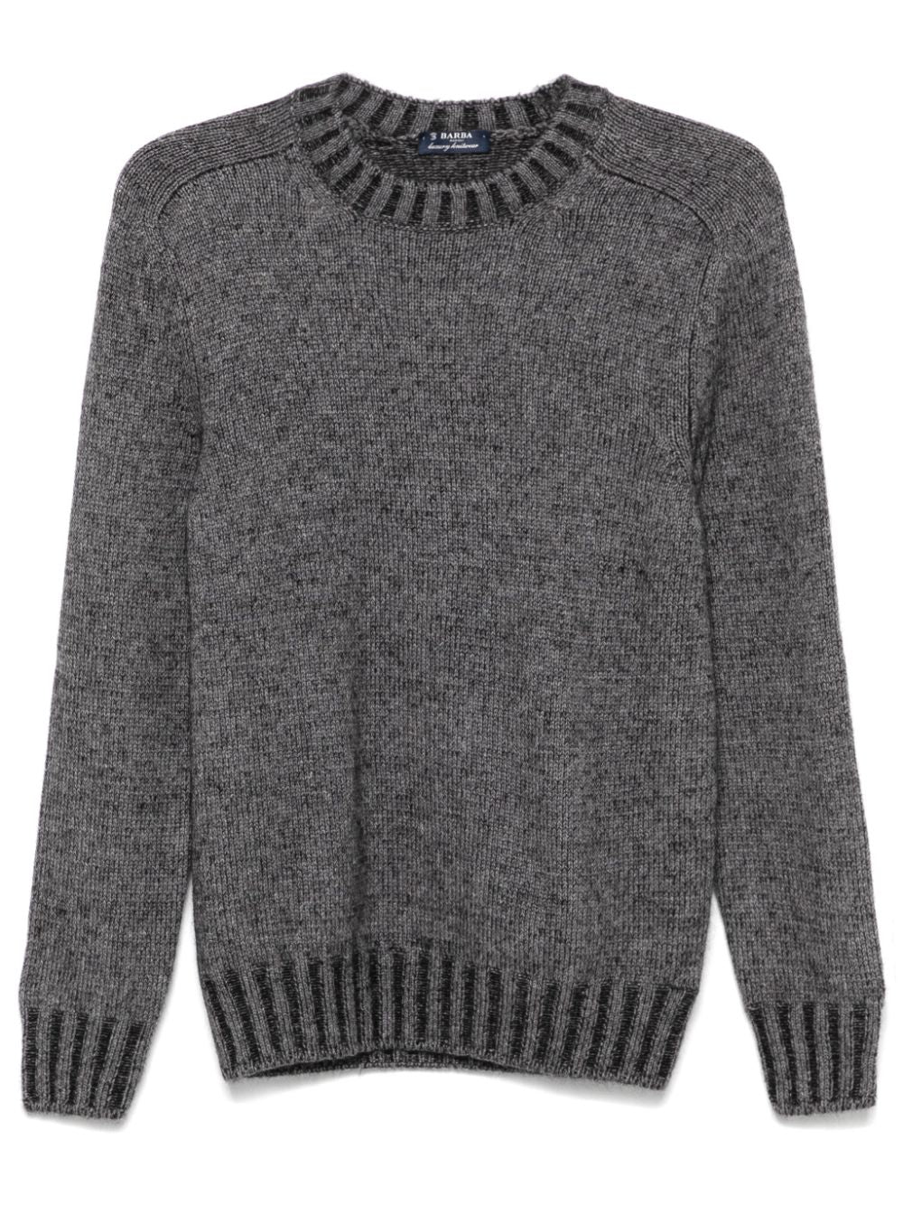Barba  mélange-effect sweater