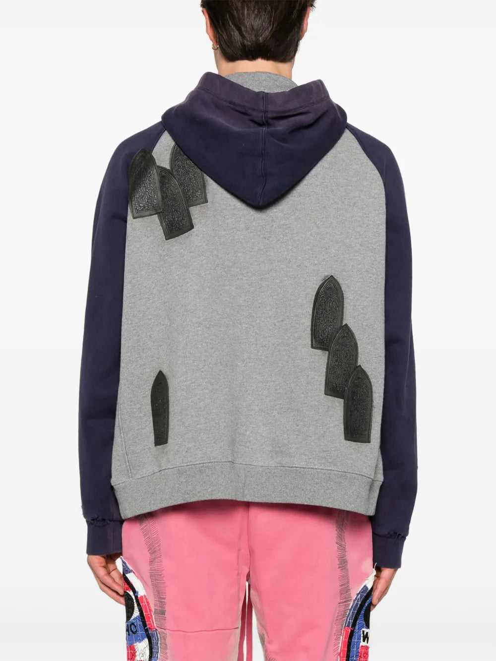 Who Decides War distressed-finish hoodie