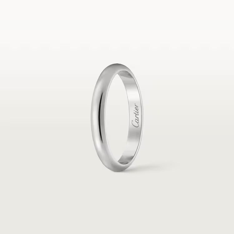 Cartier 1895 wedding band, 2.5 mm width