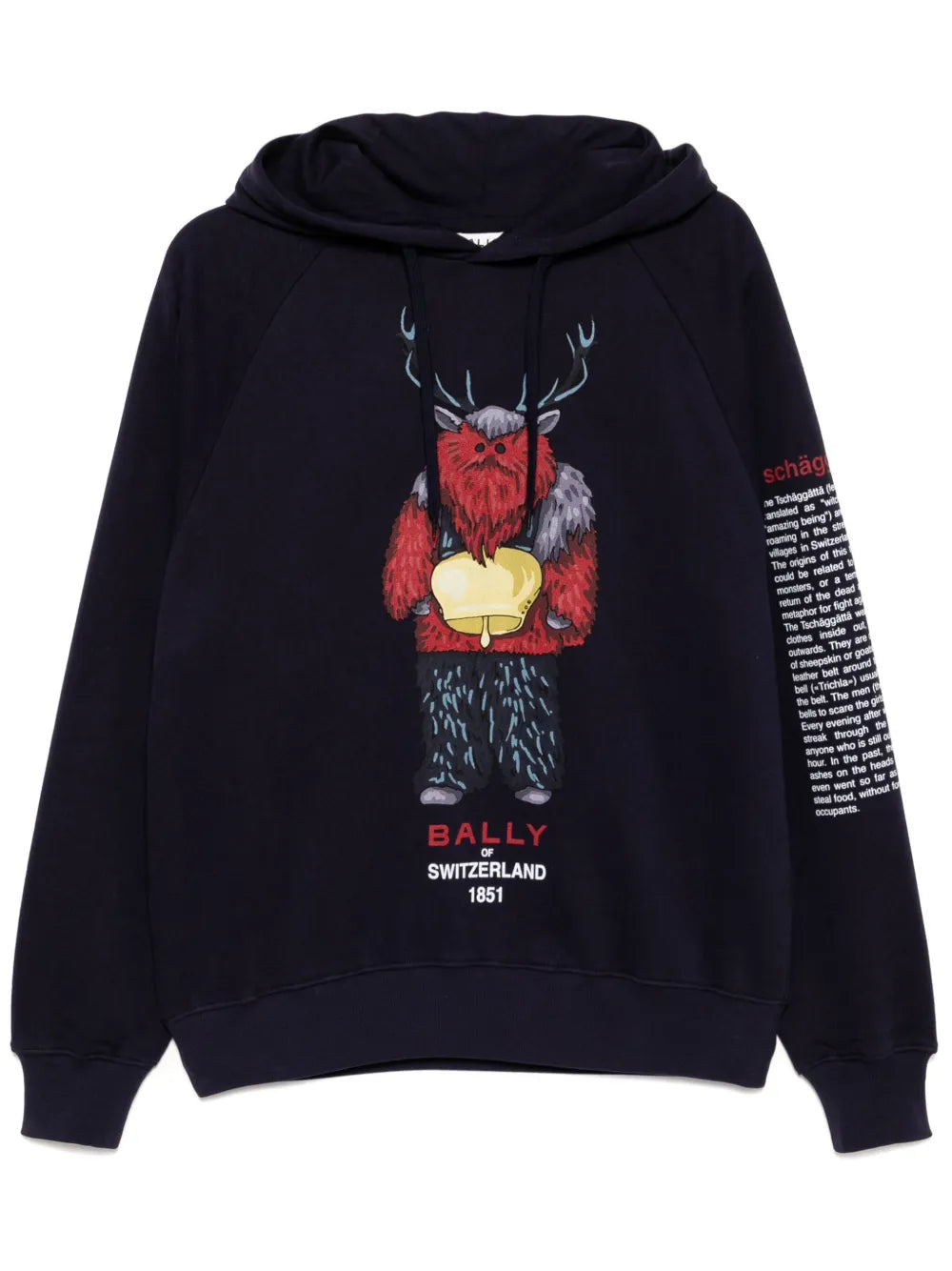 Bally  graphic print hoodie