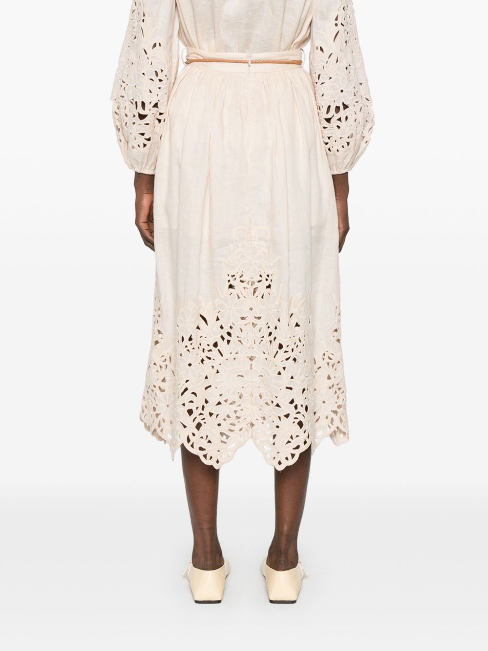 ZIMMERMANN  Wylie midi skirt