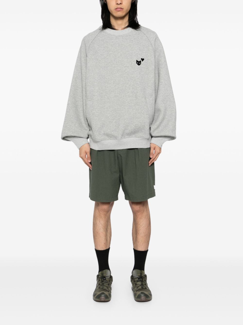 ZZERO BY SONGZIO  panther hand-rope sweatshirt