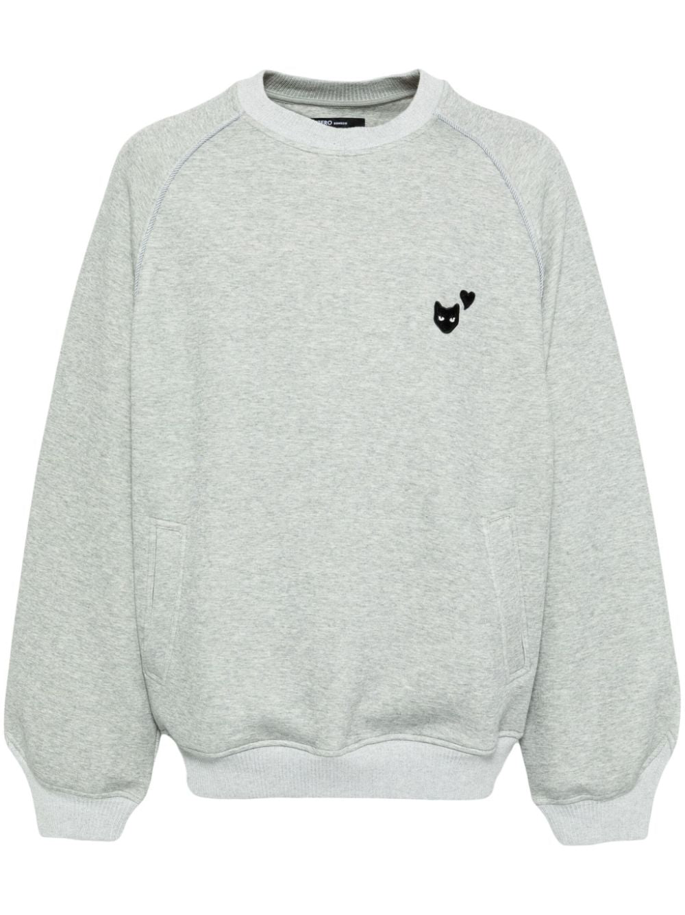 ZZERO BY SONGZIO  panther hand-rope sweatshirt