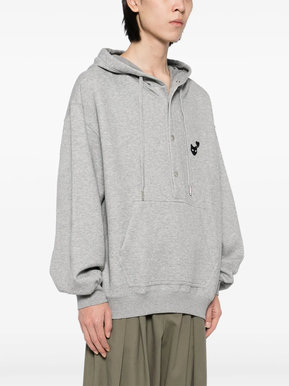 ZZERO BY SONGZIO love panther multi snap hoodies