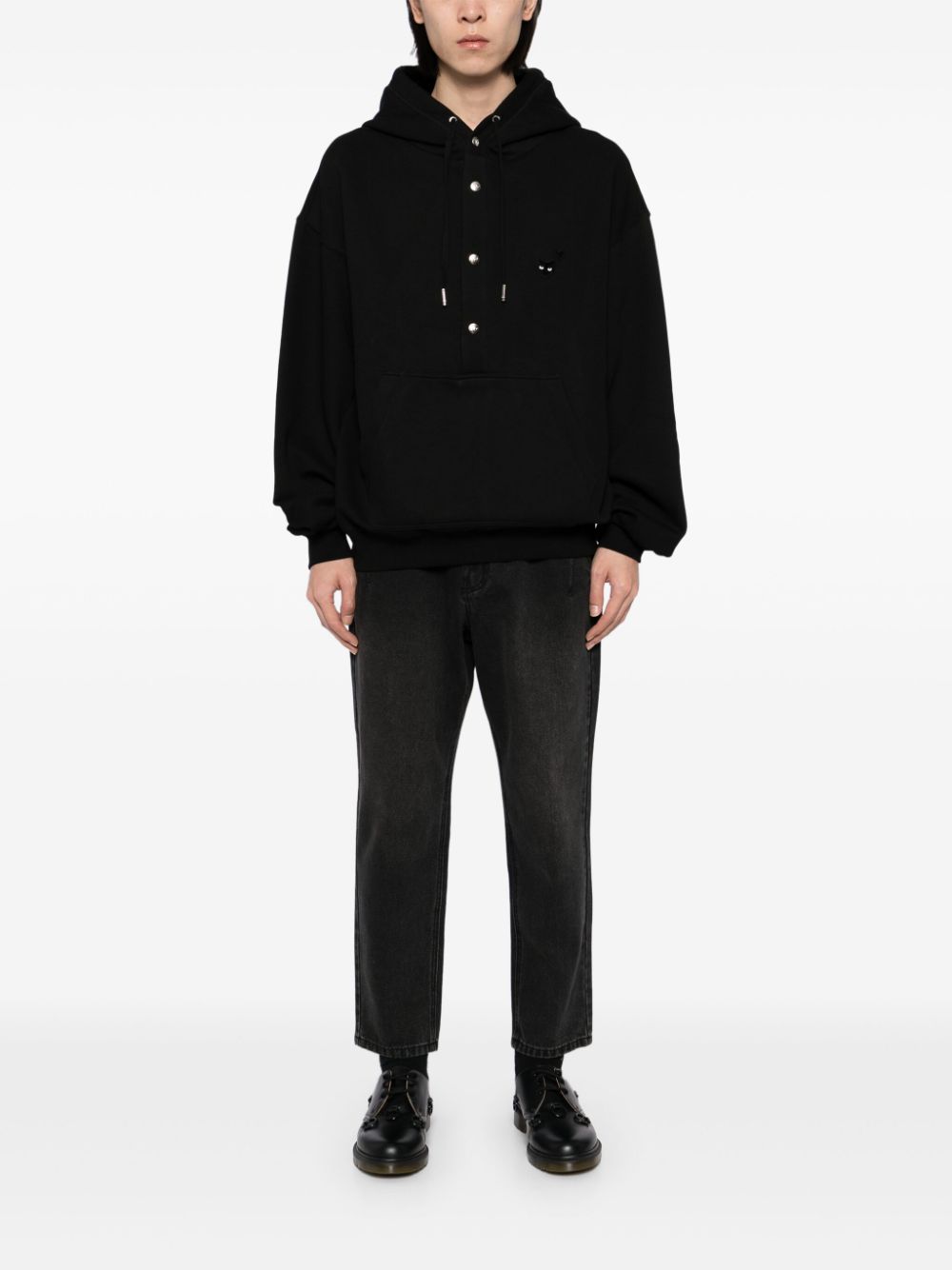 ZZERO BY SONGZIO love panther multi snap hoodies