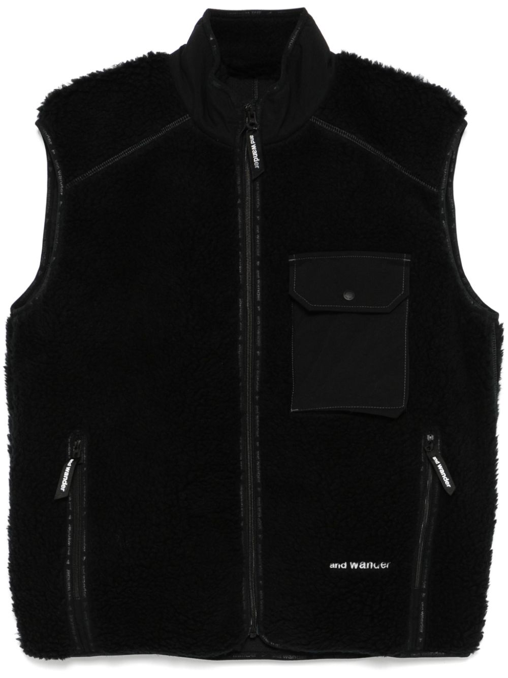 and Wander  fleece vest jacket