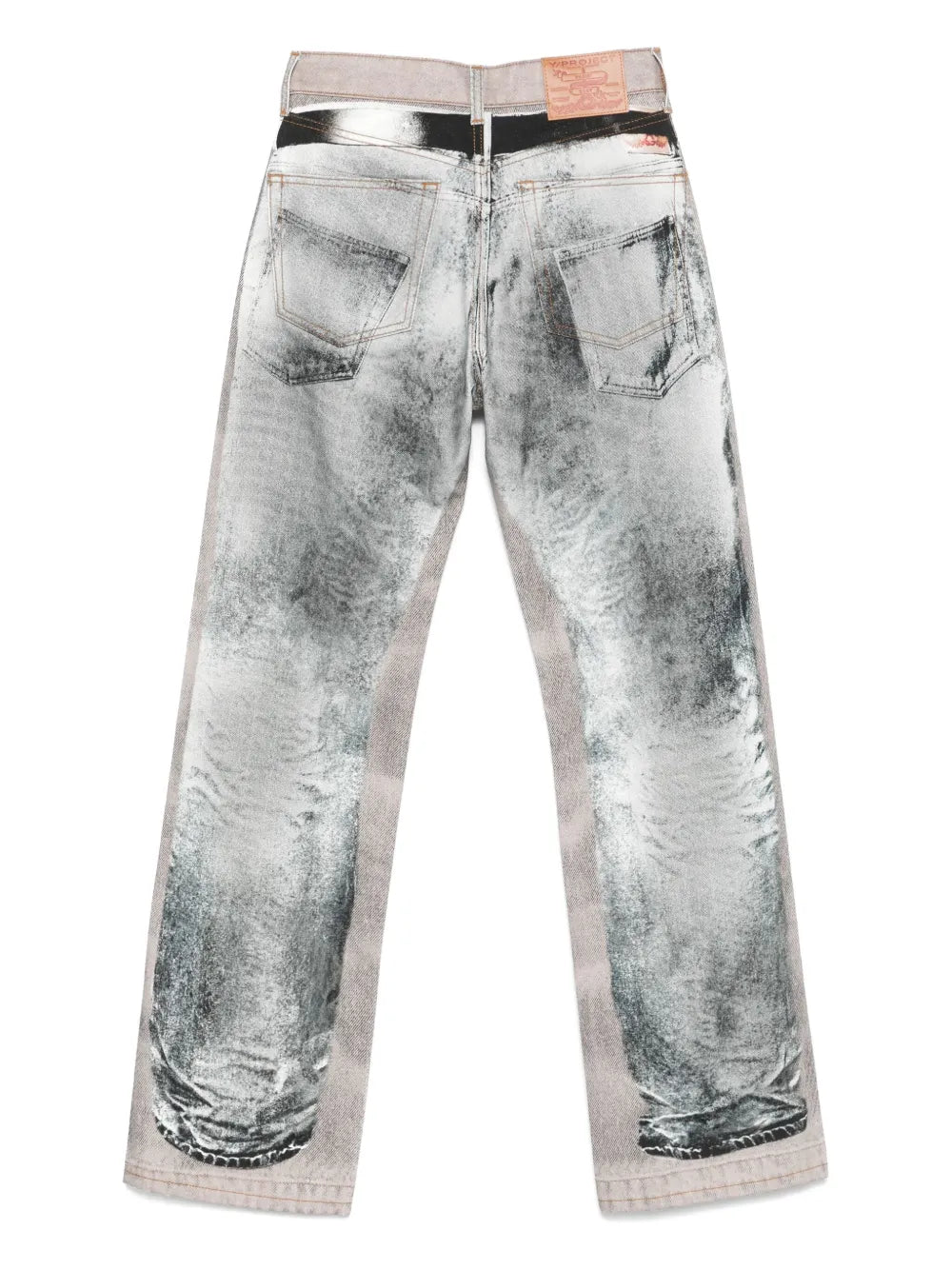 Y/Project  trompe l'oeil jeans