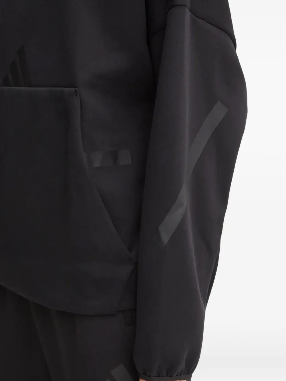 adidas logo-detail hoodie