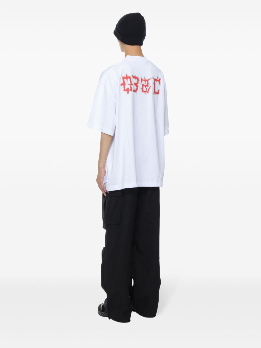 032c  On Fire organic cotton T-shirt
