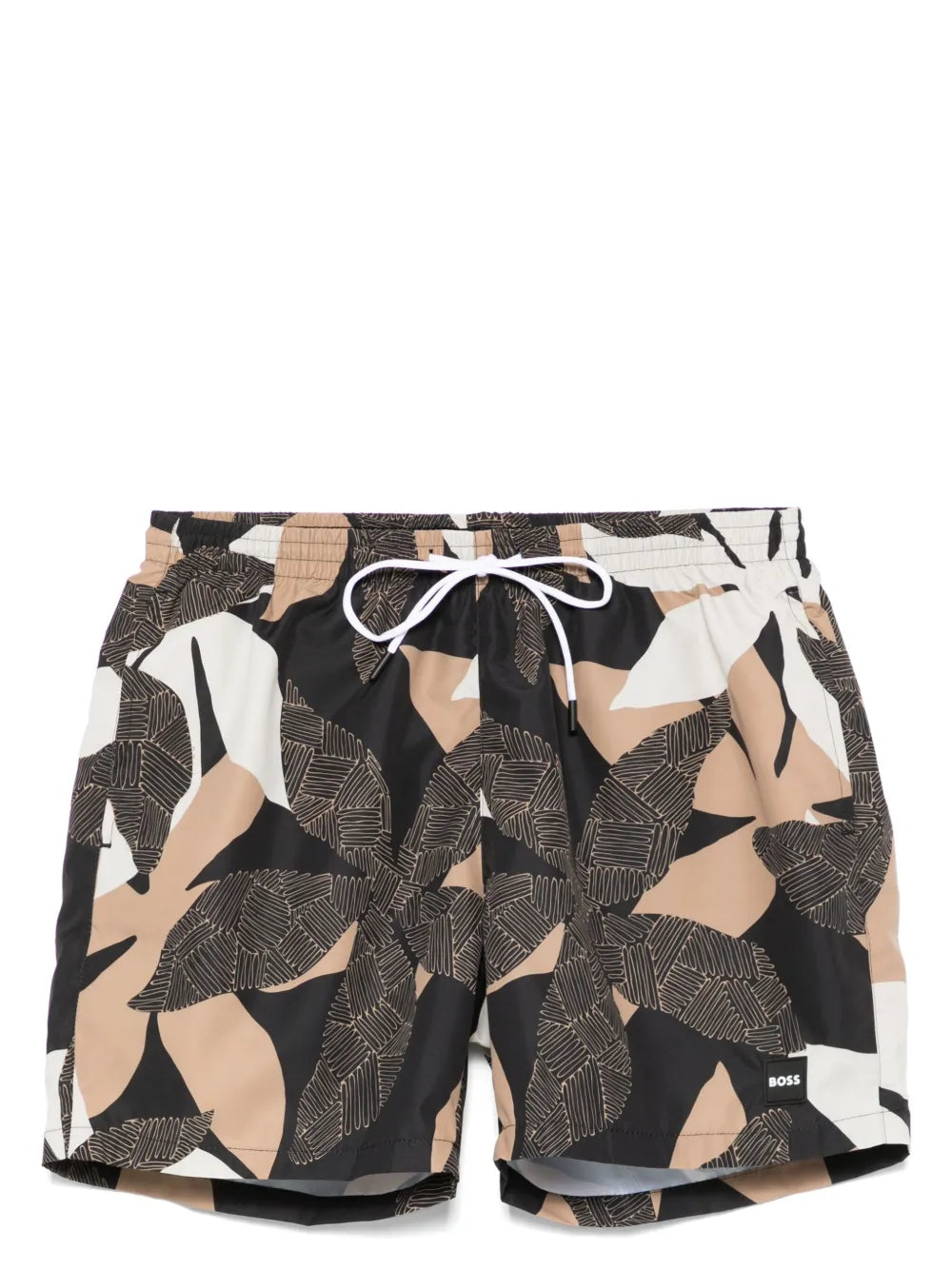 BOSS  seasonal-print swim shorts
