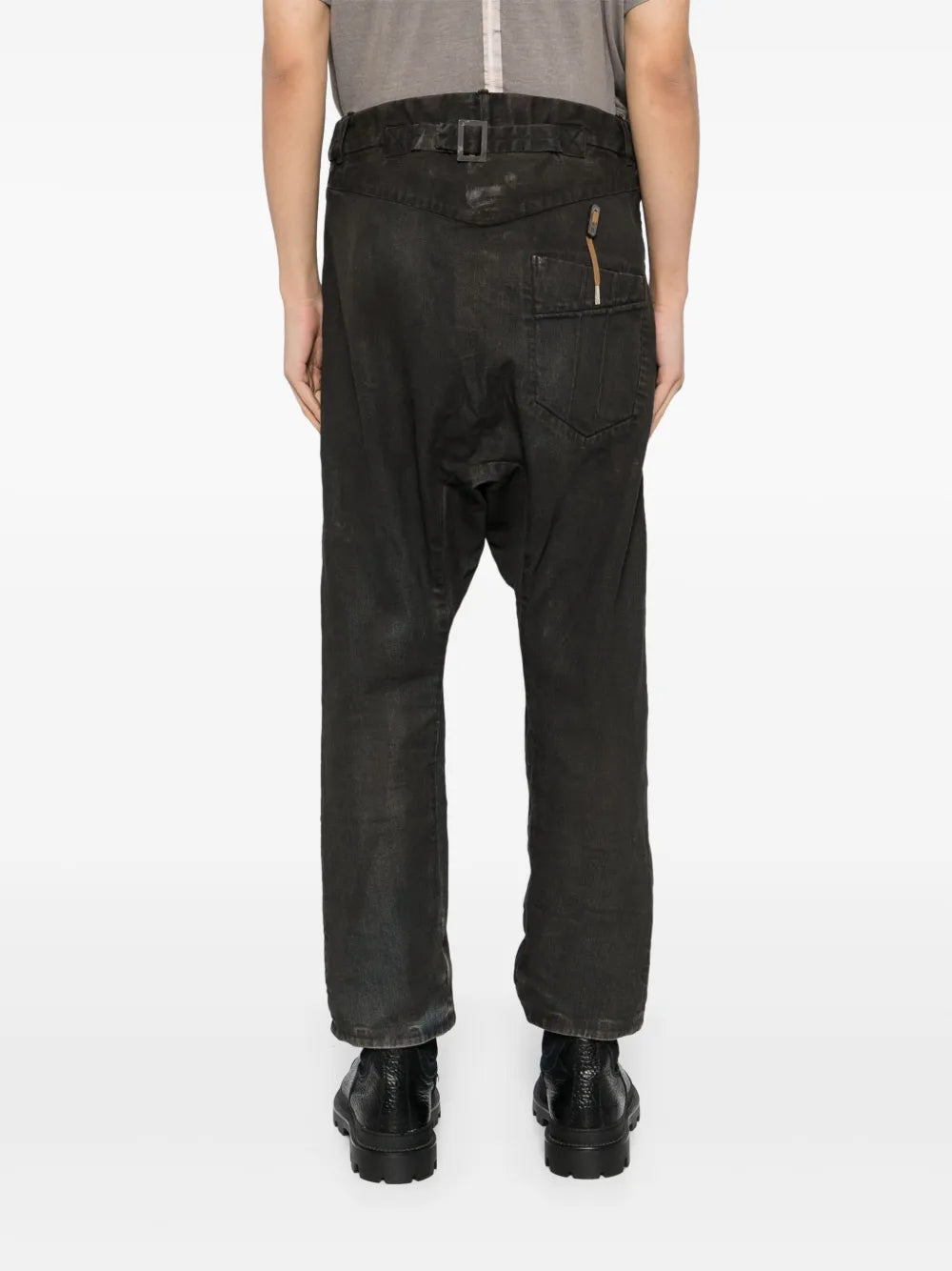 Boris Bidjan Saberi cotton loose-fit trousers