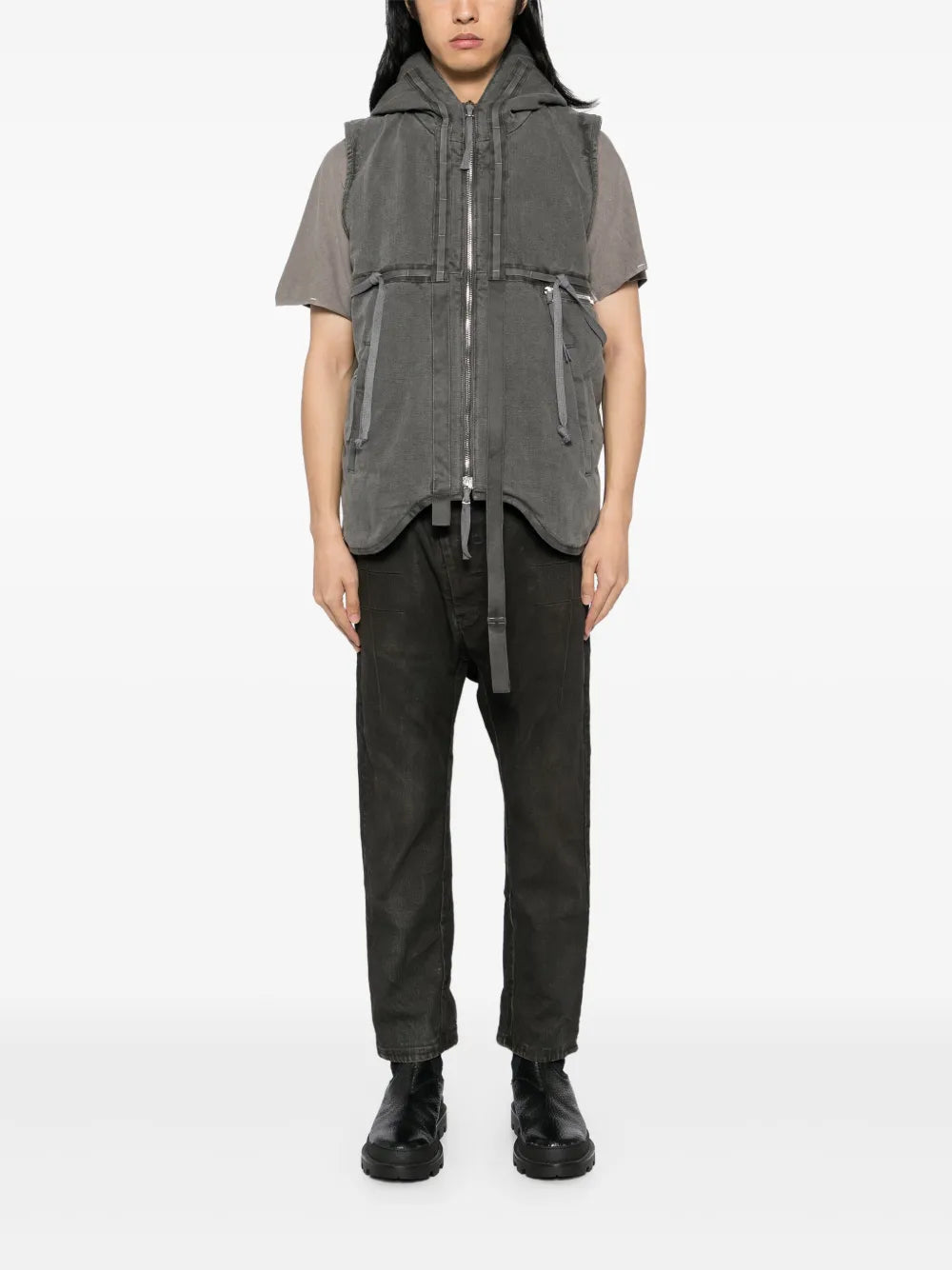 Boris Bidjan Saberi cotton loose-fit trousers