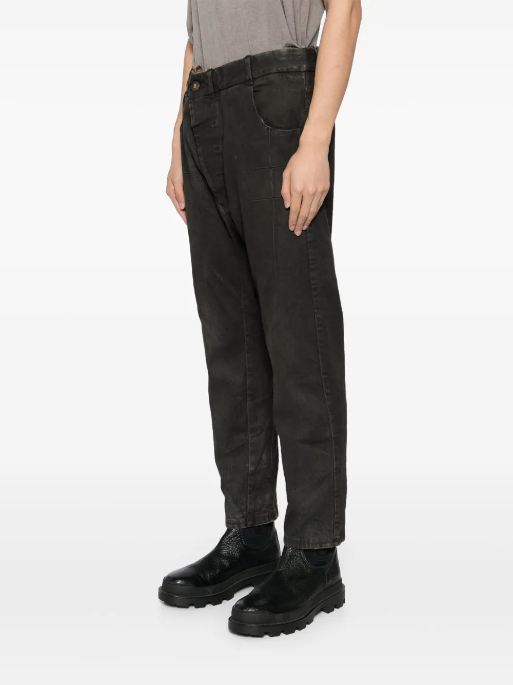 Boris Bidjan Saberi cotton loose-fit trousers