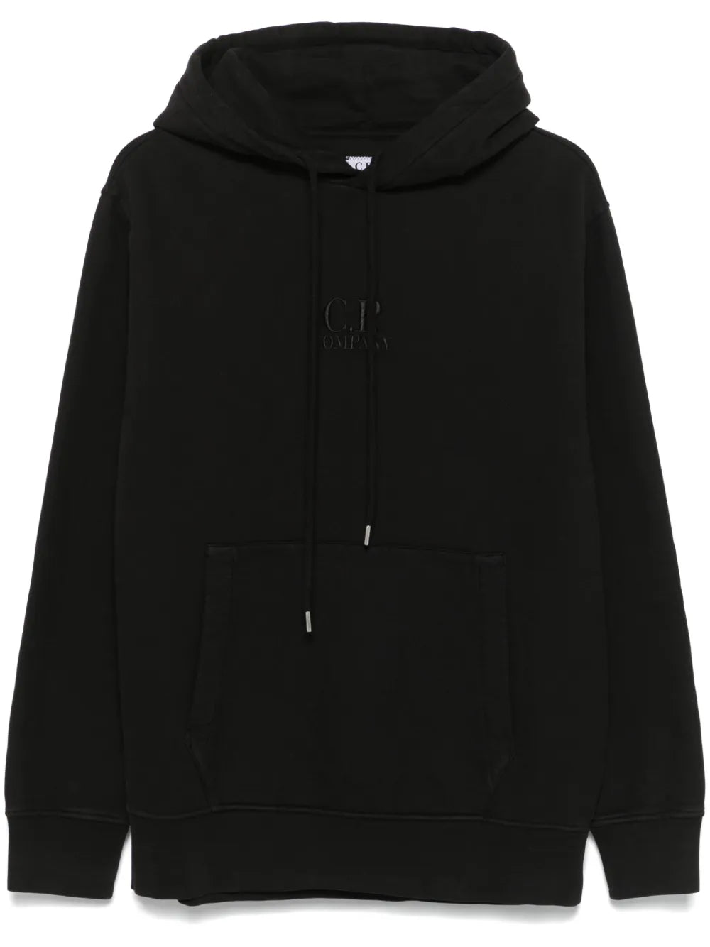 C.P. Company  logo fleece hoodie