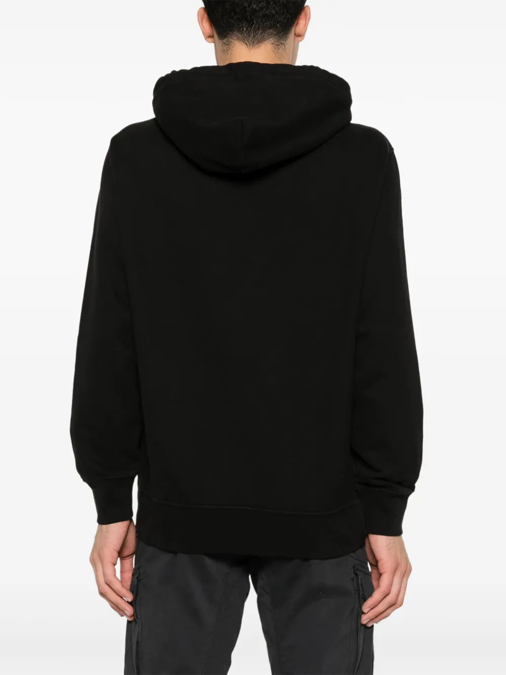 C.P. Company  logo fleece hoodie