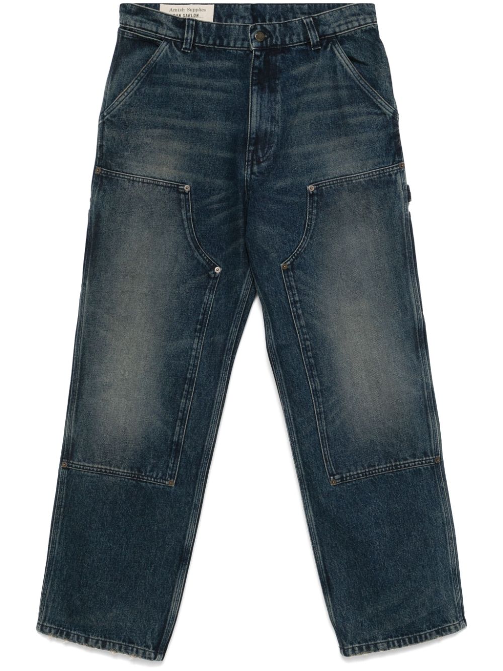 AMISH  x Dan Sablon straight-leg jeans