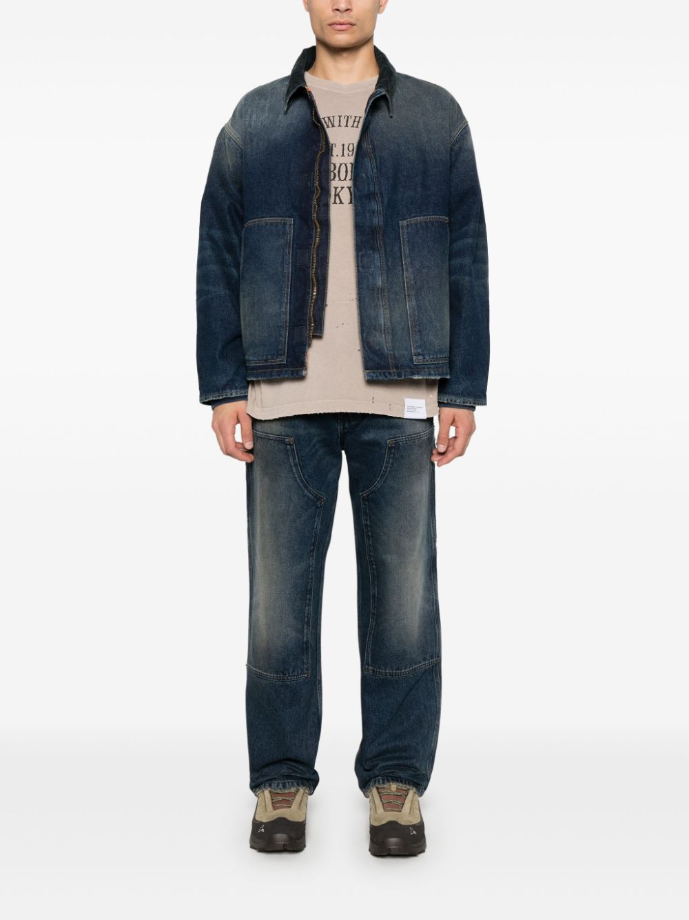 AMISH  x Dan Sablon straight-leg jeans