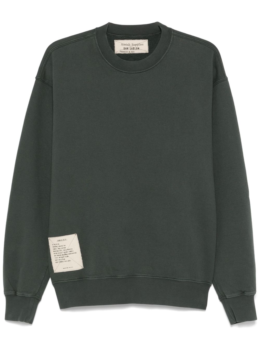 AMISH  x Dan Sablon crew-neck sweatshirt