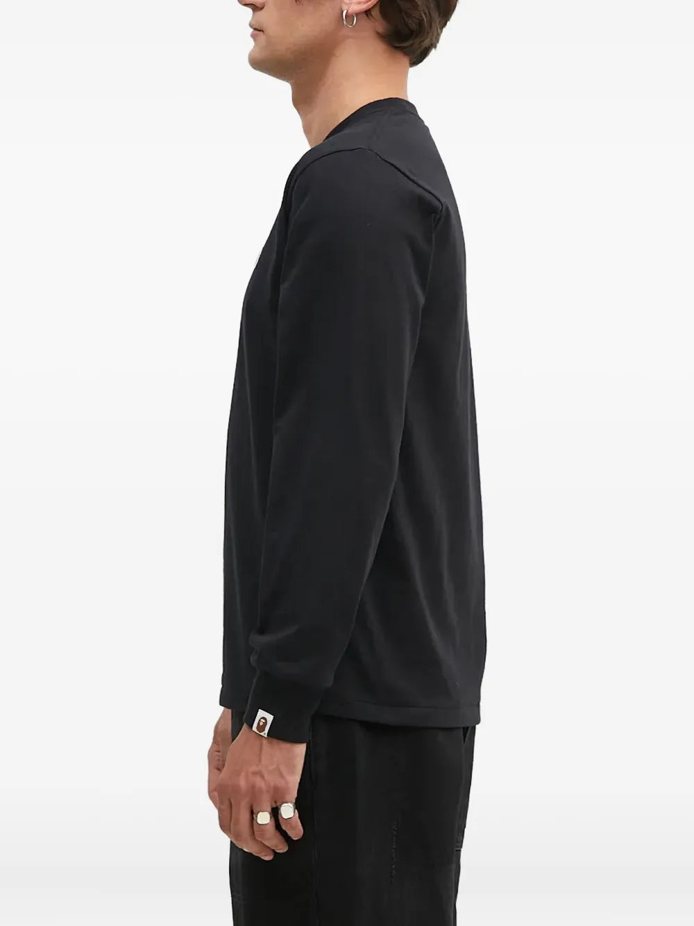 A BATHING APE®  One Point logo-appliqué sweatshirt