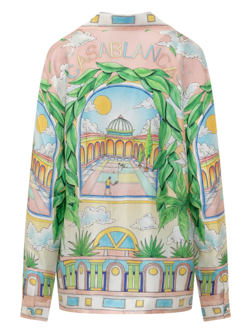 Casablanca  printed silk shirt