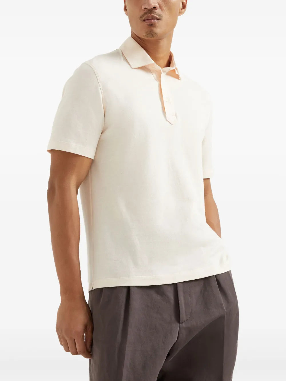 Brunello Cucinelli cotton piqué polo shirt