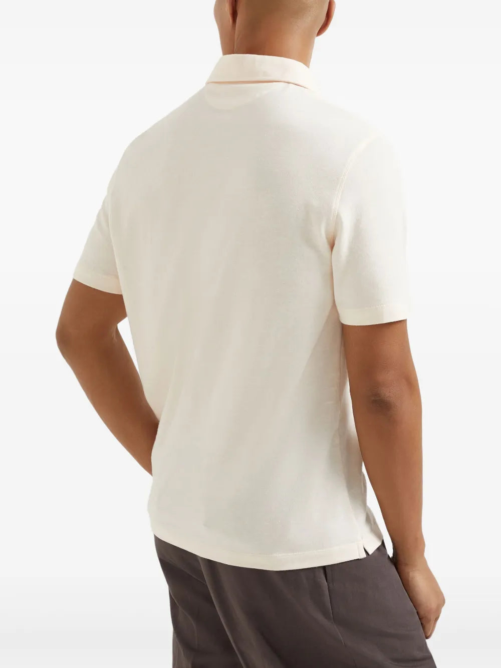 Brunello Cucinelli cotton piqué polo shirt