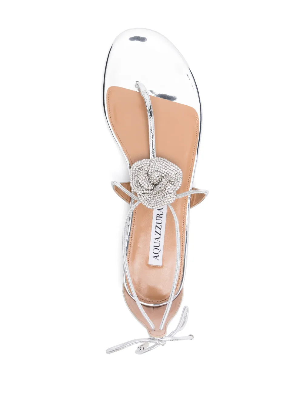 Aquazzura  Crystal Orchid sandals