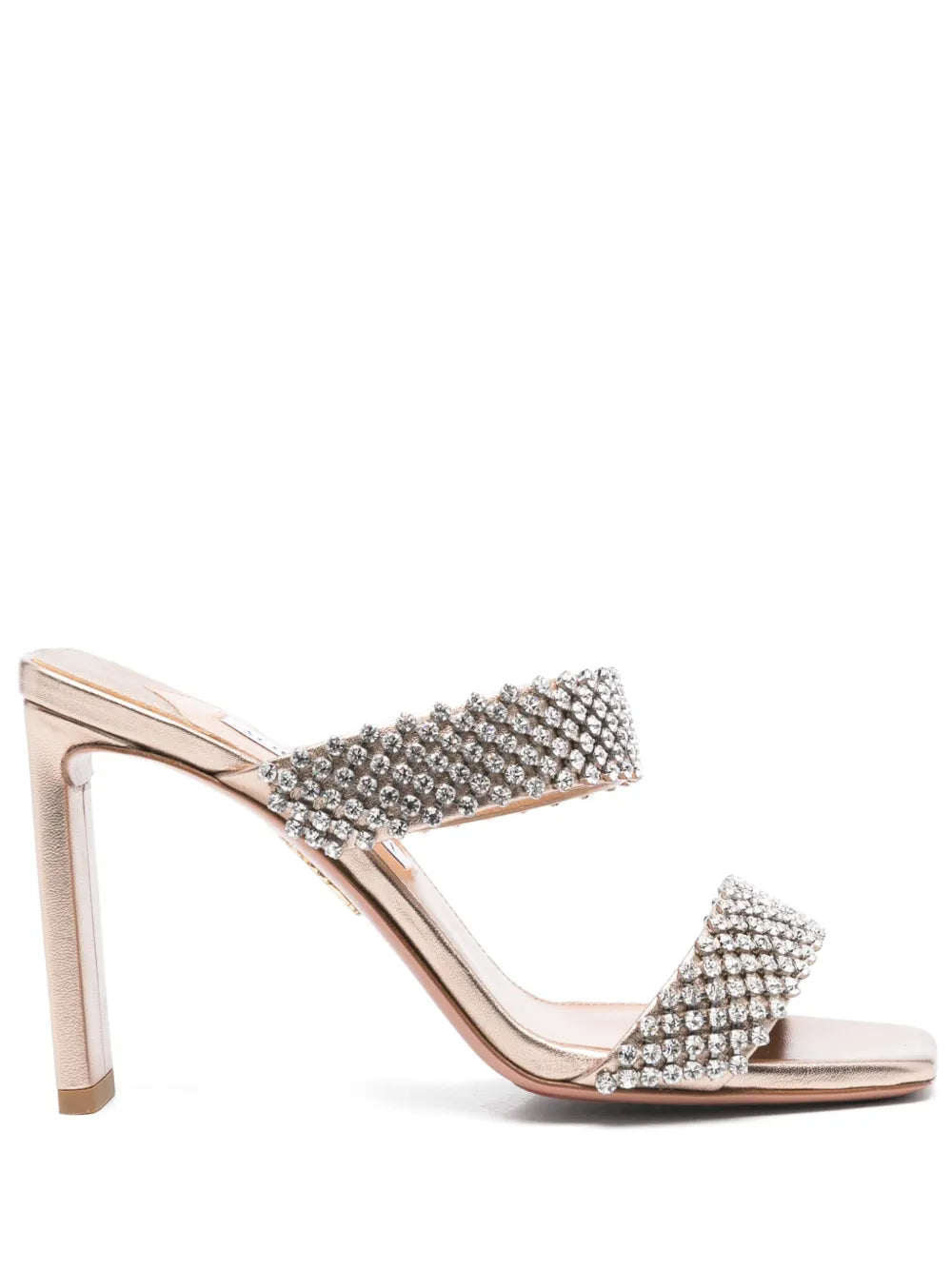 Aquazzura  95mm rhinestone-embellished sandals