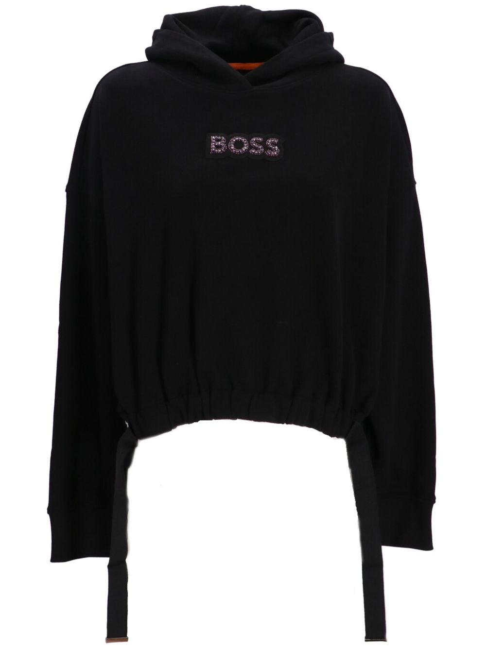BOSS  logo-appliqué hoodie