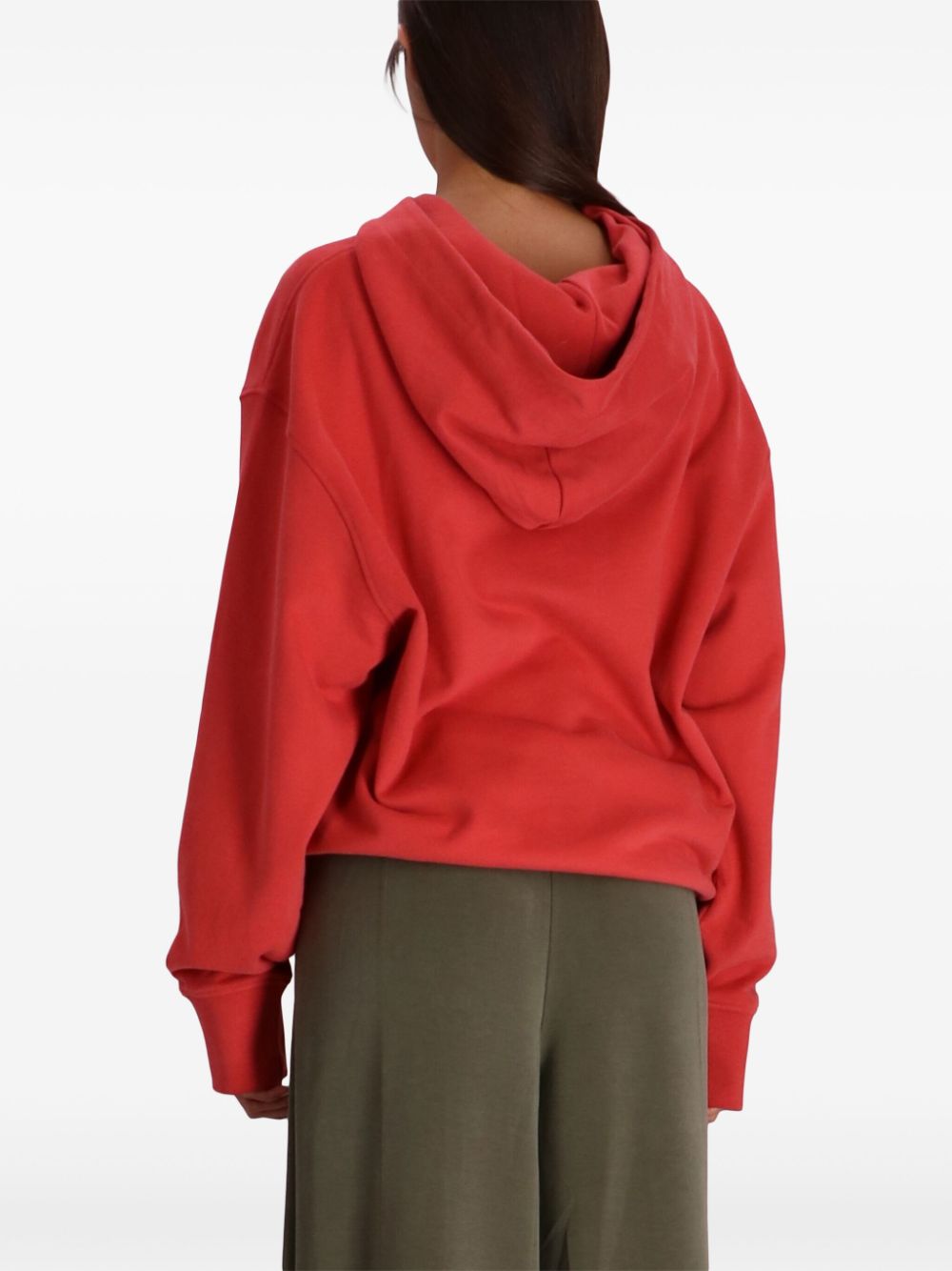BOSS  logo-print hoodie