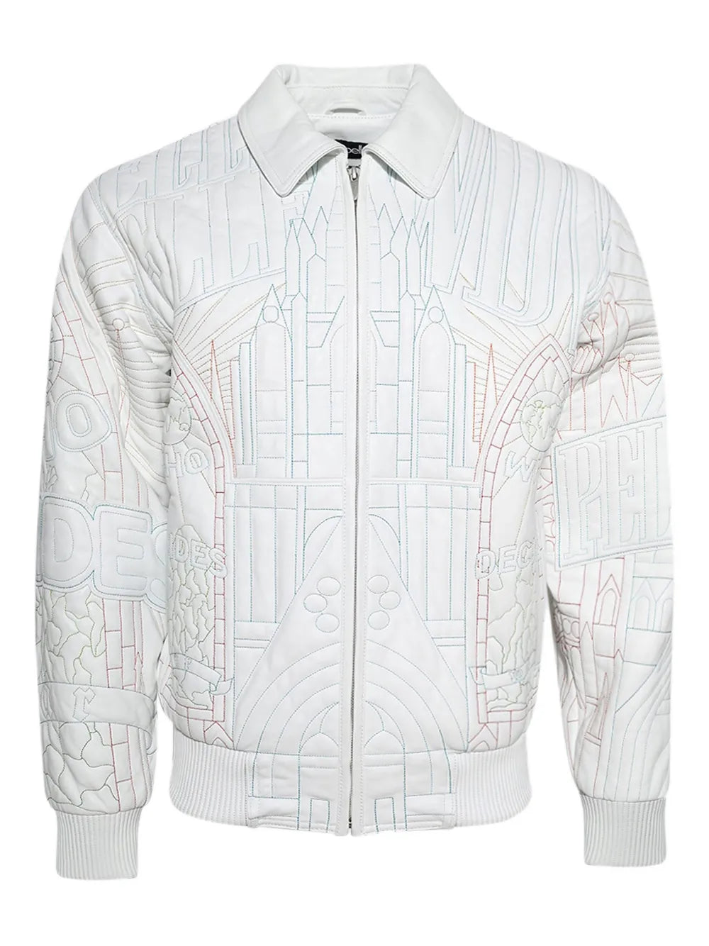 Who Decides War  x PP Cathedral bomber jacket