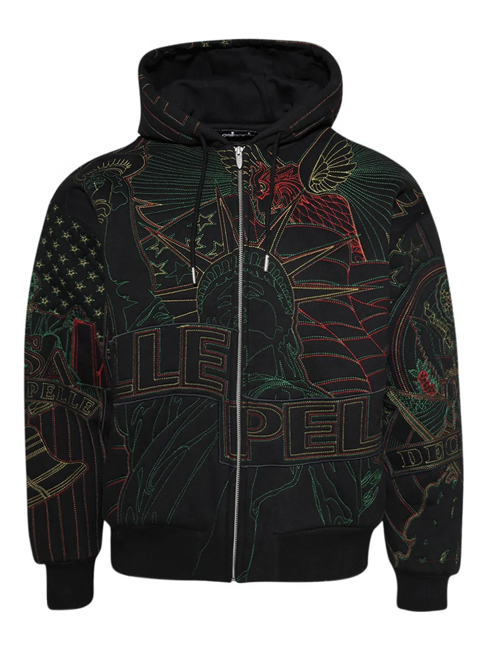 Who Decides War  x Pelle Pelle Monument hoodie